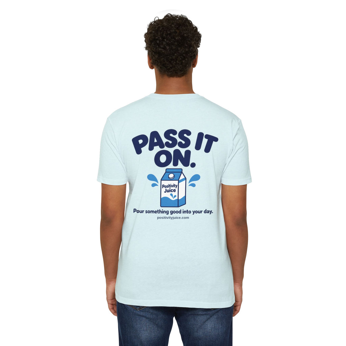 Pass It On Tee — Ice Blue