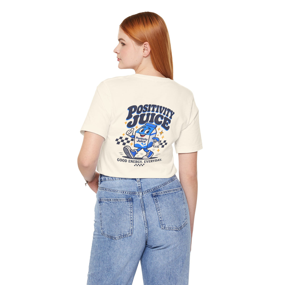 Good Energy Tee, Natural Cream