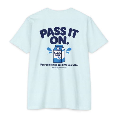 Pass It On Tee — Ice Blue